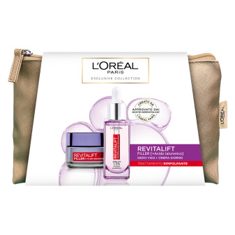 L'Oréal Paris Exclusive Collection Confezione Regalo con Revitalift Filler Siero Antirughe + Crema