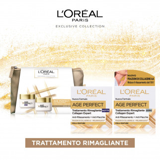 L'Oréal Paris Exclusive Collection Confezione Regalo con Age Perfect Crema Viso Rimagliante Giorno
