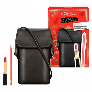 L'Oréal Paris L'Atelier Matita Labbra Color Riche 114 Confidentiell + Rossetto Intense Volume 640