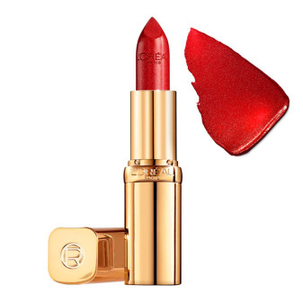 L'Oréal Paris L'Atelier Rossetto Satin Color Riche 342 Cherry Crystal + Matita Occhi Le Khol