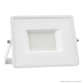 V-Tac VT-4051 Faro LED Floodlight 50W SMD Slim IP65 Bianco - SKU 215961 /...