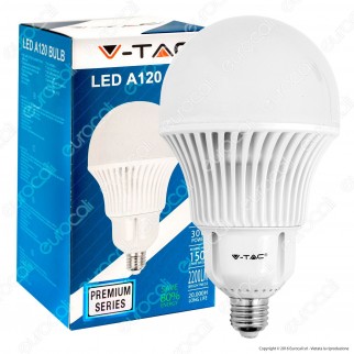 V-Tac VT-1930 Lampadina LED E27 30W Bulb A120 - SKU 4280 / 4281