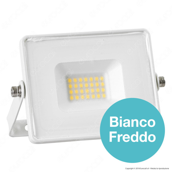 V-Tac VT-4021 Faro LED Floodlight 20W SMD Slim IP65 Bianco - V-Tac VT-4021 Faro LED Floodlight 20W SMD Slim IP65 Bianco -