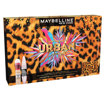 Maybelline New York Join The Party Urban Jungle Confezione Regalo con Ciglia Sensazionali Mascara +