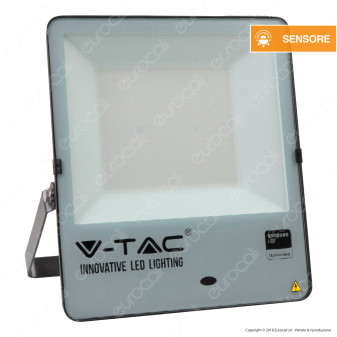 V-Tac Pro VT-272 Faro LED Floodlight 200W SMD Chip Samsung IP65 Sensore...