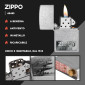 Immagine 3 - Zippo Accendino a Benzina Ricaricabile ed Antivento con Fantasia Zippo Design - mod. 48487