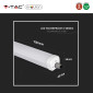 Immagine 7 - V-Tac Evolution VT-1532 Tubo LED Plafoniera 32W Lampadina SMD