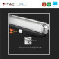 Immagine 9 - V-Tac Pro VT-160 Tubo LED Plafoniera 60W Lampadina Chip Samsung
