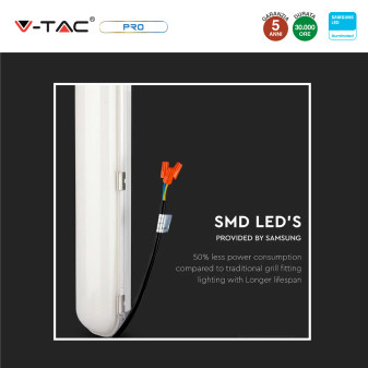 V-Tac Pro VT-170 Tubo LED Plafoniera 70W Lampadina Chip Samsung
