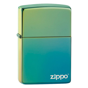 Zippo Accendino a Benzina Ricaricabile ed Antivento Colore High Polish Teal -...