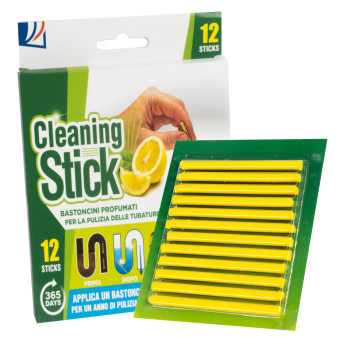 Intergross Cleaning Stick Bastoncini Profumati per Pulizia delle Tubature Profumo Limone -