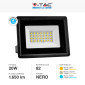 Immagine 5 - V-Tac VT-4924 Faro LED Floodlight 20W SMD IP65 Colore Nero -