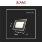 Immagine 9 - V-Tac VT-4924 Faro LED Floodlight 20W SMD IP65 Colore Nero -