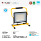 Immagine 4 - V-Tac VT-109 Faro LED Floodlight 100W Portatile SMD IP65 Chip