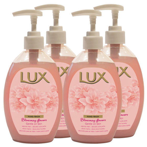 Lux Professional Sapone Mani Delicato Detergente Profumato - 4 flaconi da 500ml