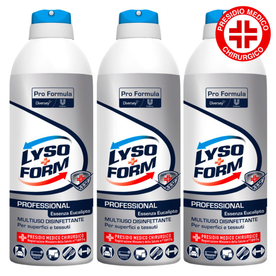 Lysoform Professional Multiuso Spray Disinfettante Fragranza Eucalipto Presidio Medico Chirurgico - Lysoform Professional Multiuso Spray Disinfettante Fragranza Eucalipto Presidio Medico Chirurgico -