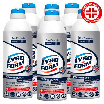 Lysoform Professional Multiuso Spray Disinfettante Fragranza Eucalipto Presidio Medico Chirurgico -