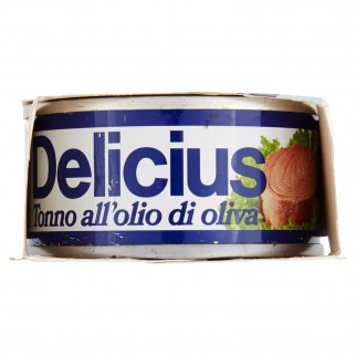 Delicius Tonno Pinna Gialla all'Olio di Oliva - Confezione con 3