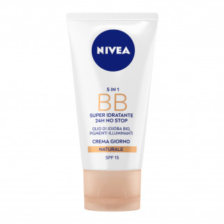 Nivea BB Super Idratante 5 in 1 Crema Giorno 24H Illuminante Naturale