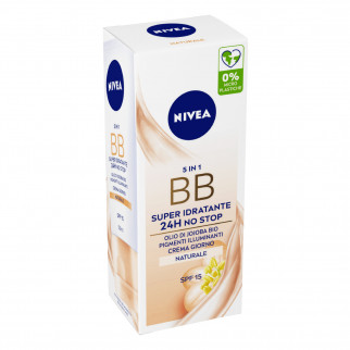 Nivea BB Super Idratante 5 in 1 Crema Giorno 24H Illuminante Naturale