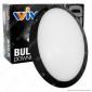 Immagine 1 - Wiva Plafoniera LED 17W mod. BULK-Downhill Nera Forma Ovale IP54 -