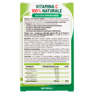 Equilibra Vitamina C Integratore Naturale per Sistema Immunitario