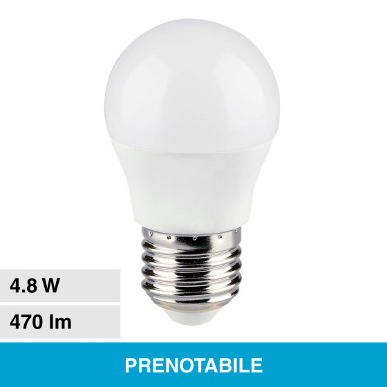 V-Tac Smart VT-2224 Lampadina LED E27 4.8W Bulb G45 MiniGlobo