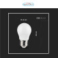 Immagine 5 - V-Tac Smart VT-2224 Lampadina LED E27 4.8W Bulb G45 MiniGlobo