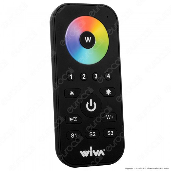 Wiva Telecomando RF per Centraline LED RGB+W