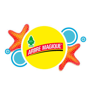 Arbre Magique Neutrodor Profumatore per Auto in Gel Fragranza Blue Marine Lunga Durata