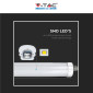 Immagine 11 - V-Tac VT-1249 Tubo LED Plafoniera 36W Lampadina SMD IP65 120cm