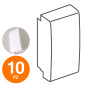 MAPAM Falso Polo GEM Bianco - Confezione 10pz - mod. 60000B / 6000B - Compatibile con Vimar PLANA