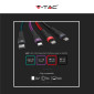 Immagine 6 - V-Tac VT-5351 Cavo USB Adattatore 4in1 Type-C Lightning e Micro USB Lunghezza 1.2m - SKU 7748