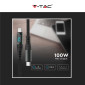 Immagine 7 - V-Tac VT-5303 Cavo USB Type-C Lunghezza 1m Colore Nero con Display LED - SKU 7746