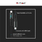 Immagine 9 - V-Tac VT-5303 Cavo USB Type-C Lunghezza 1m Colore Nero con Display LED - SKU 7746
