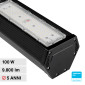 V-Tac Pro VT-9-112 Lampada LED a Sospensione 100W SMD Linear Light Nera IP54 con Chip Samsung - SKU 21891 / 21892 [TERMINATO]