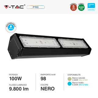 V-Tac Pro VT-9-112 Lampada LED a Sospensione 100W SMD High Bay