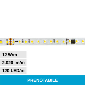 LEDCO Striscia LED Flessibile 60W SMD 120 LED/m 24V CRI≥90 Runner - Bobina 5m...