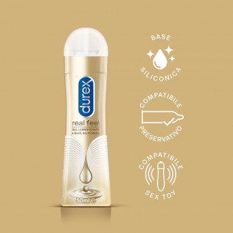 Durex Real Feel Pleasure Gel Lubrificante Intimo Effetto Vellutato 50ml [TERMINATO]