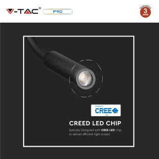 V-Tac Pro VT-2903 Lampada LED da Muro Flessibile 3W COB CREE