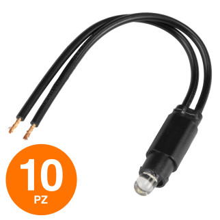MAPAM Lampadina LED Per Interruttore 6500K 220V - Confezione 10pz - mod. 5000K