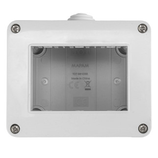 MAPAM Box GEM 3P - mod. S6103B - Compatibile con Vimar PLANA