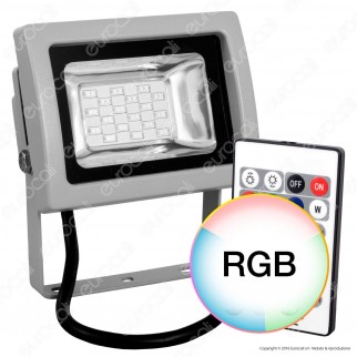V-Tac VT-4711 RGB Multicolore Faretto LED 10W da Esterno con