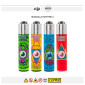 Immagine 2 - Clipper Micro Accendini Piccoli Fantasia Mandala Pattern 2 - Serie da 4 Accendini