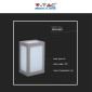 Immagine 10 - V-Tac VT-822 Lampada LED da Muro 12W Wall Light SMD Applique