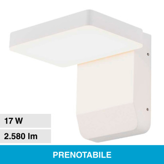 VT-11020 Lampada LED da Muro 17W Wall Light SMD Applique IP65 Colore Bianco -...