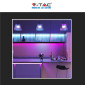 Immagine 5 - V-Tac Kit Striscia LED Flessibile 20W SMD RGB 12V IP65 con Alimentatore Controller Telecomando -