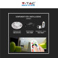 Immagine 6 - V-Tac Kit Striscia LED Flessibile 20W SMD RGB 12V IP65 con Alimentatore Controller Telecomando -