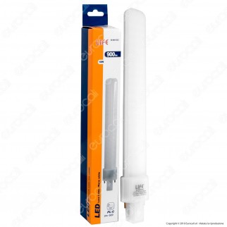 Life Lampadina LED G23 10W Tubolare PL-C