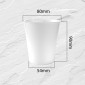 Immagine 2 - Bicchieri in Carta Riciclabile Colore Bianco da 240ml - Confezione da 50 Bicchieri